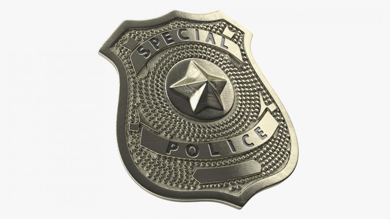 3D model Special Police Badge