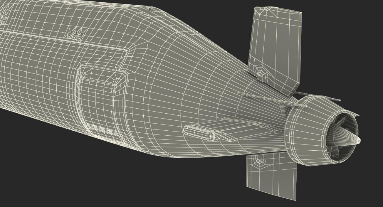 3D HMS Artful Astute Class Nuclear Powered Submarine Rigged