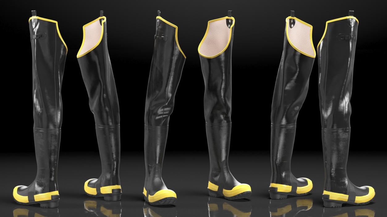 3D model Waterproof Hip Waders for Work