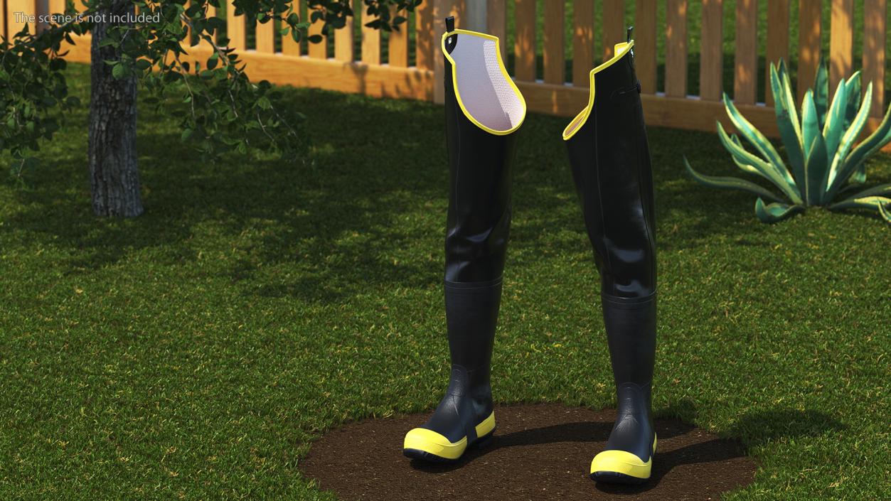 3D model Waterproof Hip Waders for Work