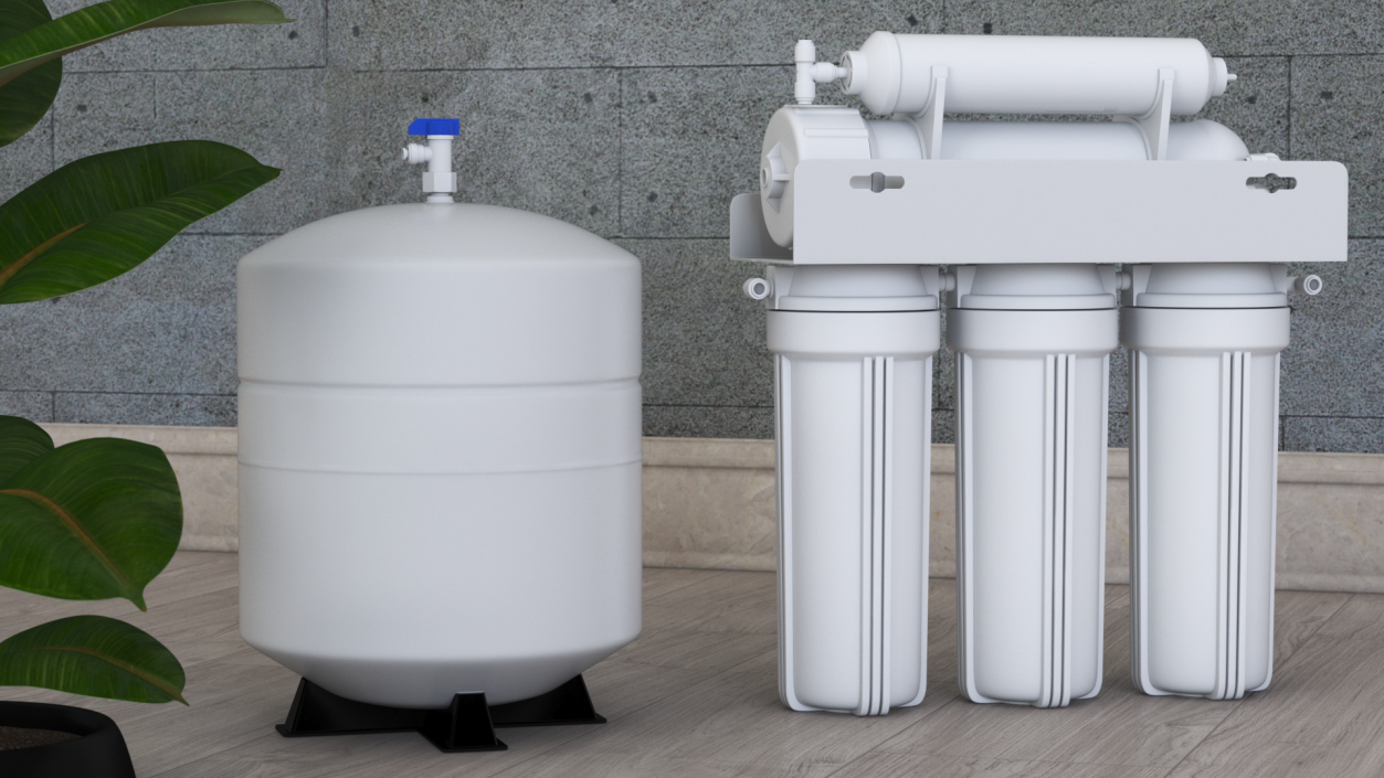 3D Apec Water Filtration System model