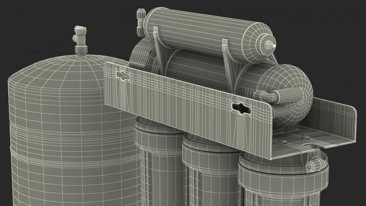 3D Apec Water Filtration System model