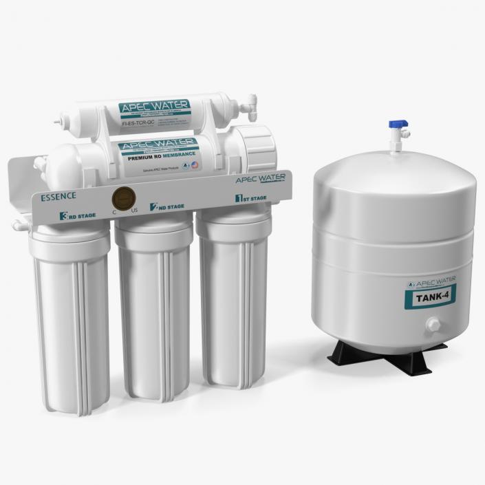 3D Apec Water Filtration System model