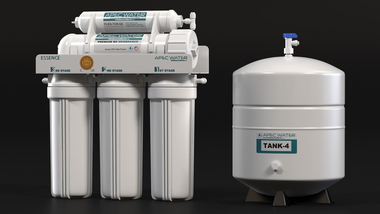 3D Apec Water Filtration System model