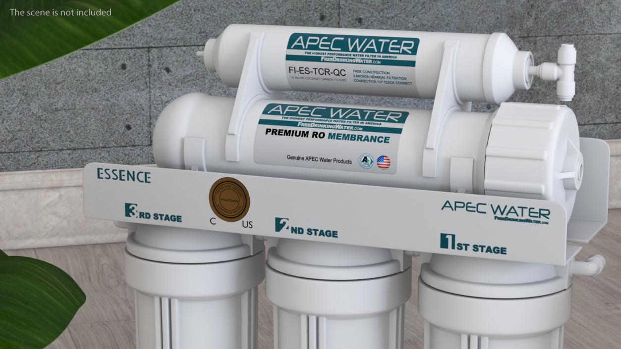 3D Apec Water Filtration System model