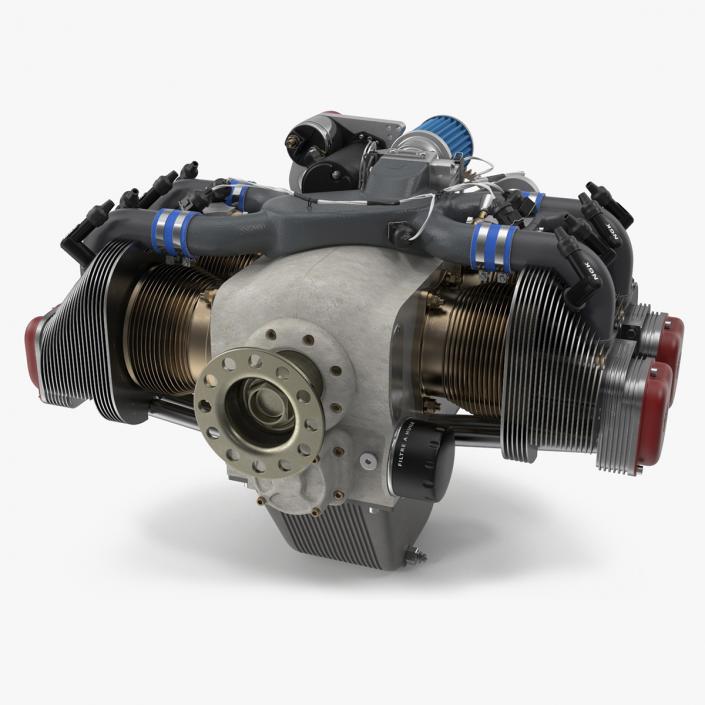 Aircraft Engine UL260i 3D