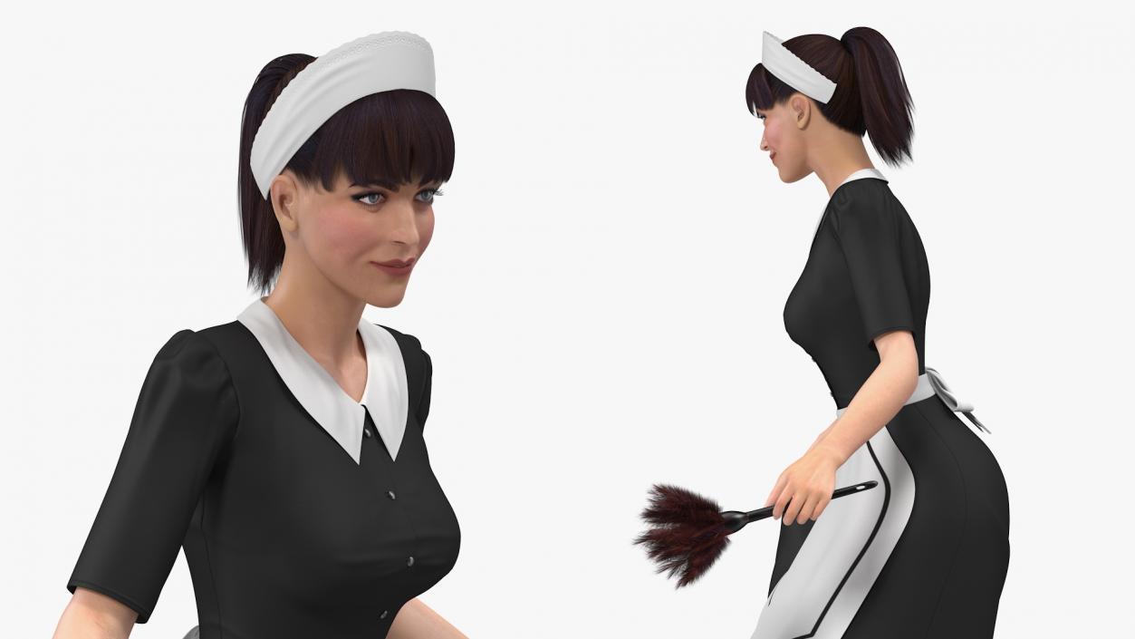 3D Maid Curtsy