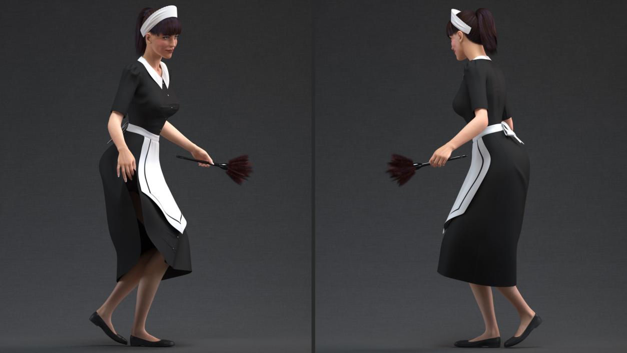 3D Maid Curtsy