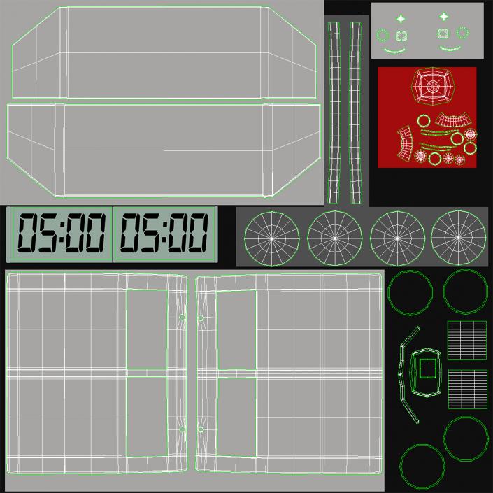 ZMart Pro Digital Chess Clock 3D model