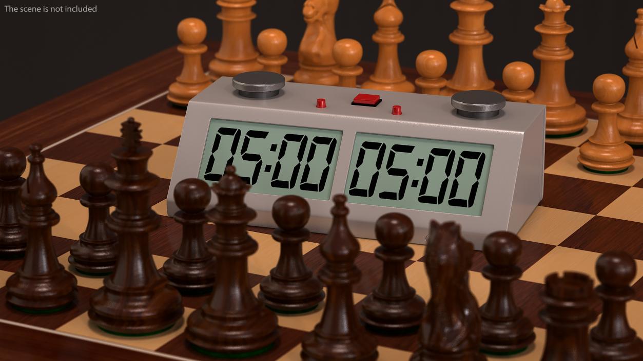 ZMart Pro Digital Chess Clock 3D model