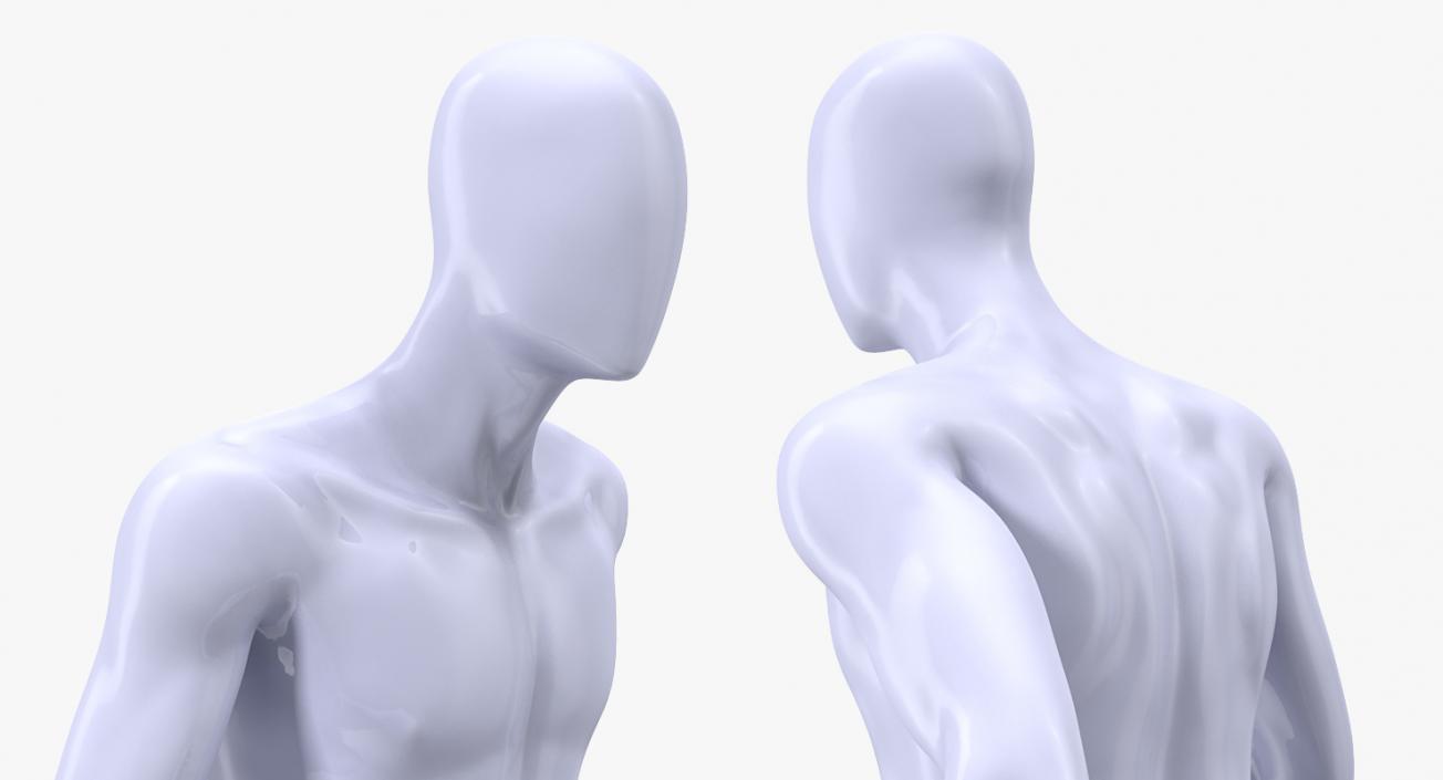 Running Male Mannequin 3D