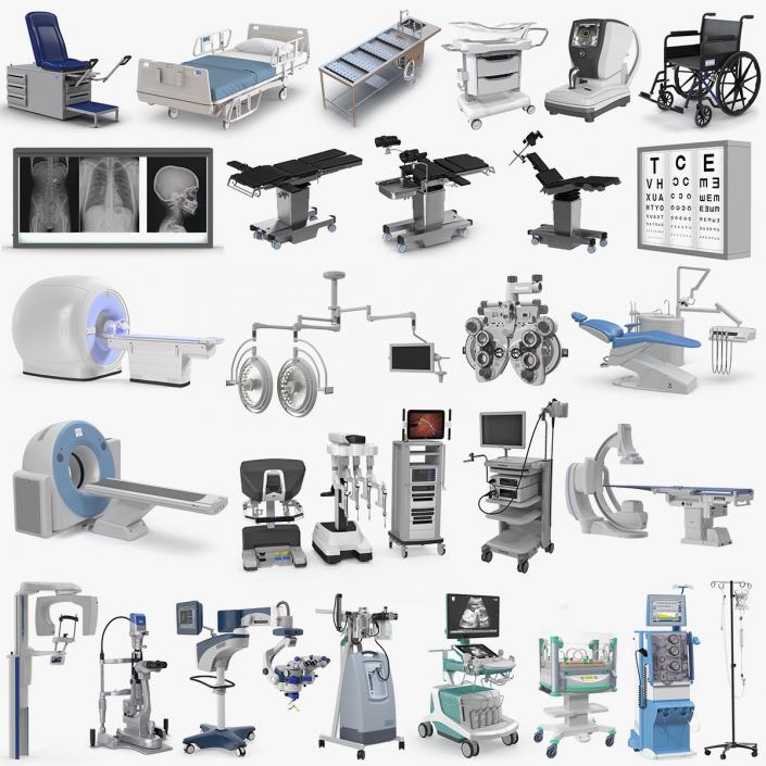 3D model Medical Equipment Collection 4