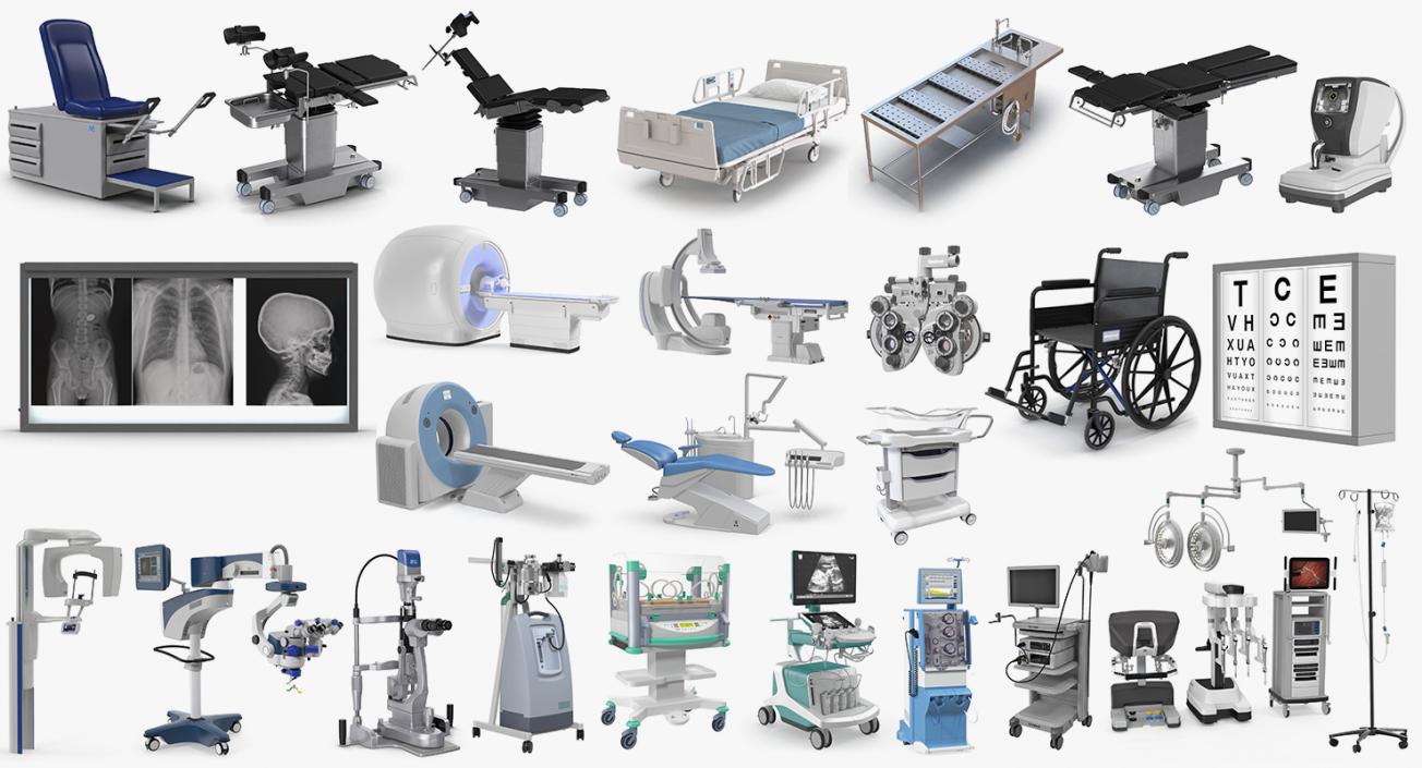 3D model Medical Equipment Collection 4