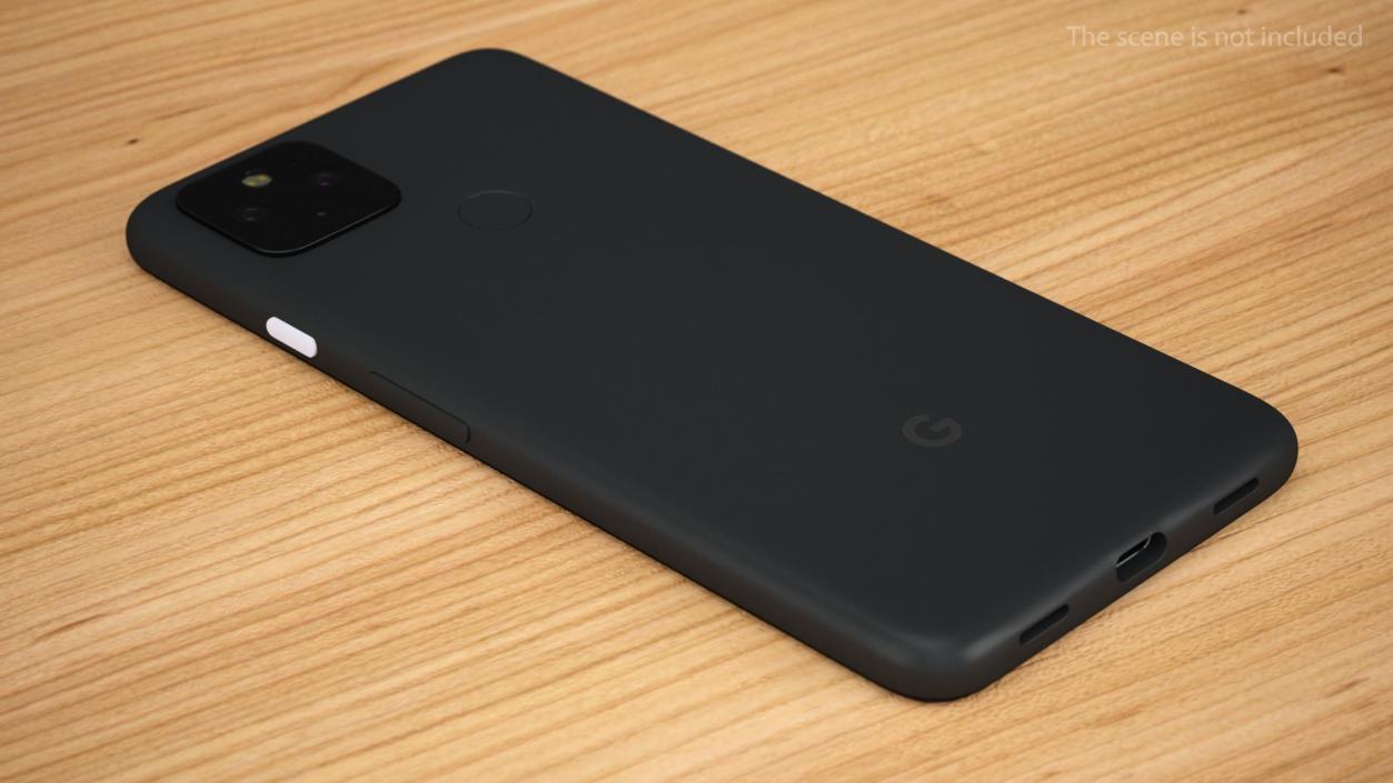 5G Mobile Phone Google Pixel 4a Just Black 3D