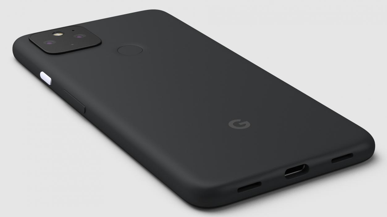 5G Mobile Phone Google Pixel 4a Just Black 3D