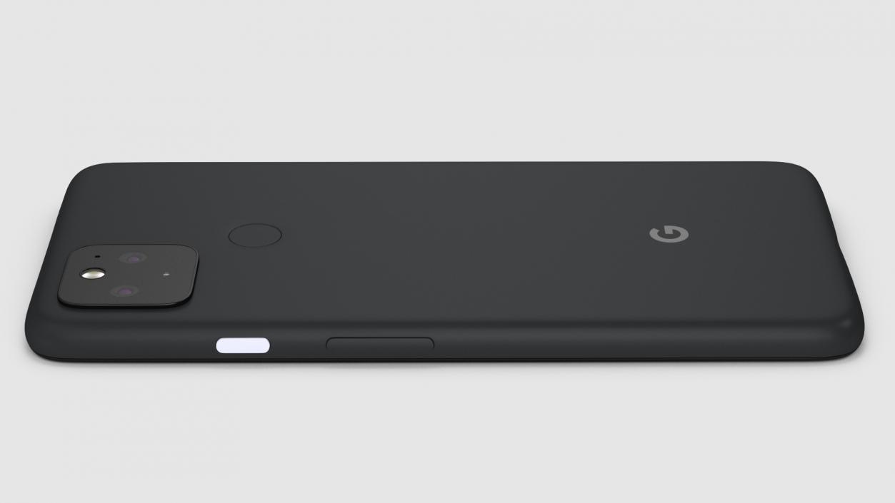 5G Mobile Phone Google Pixel 4a Just Black 3D