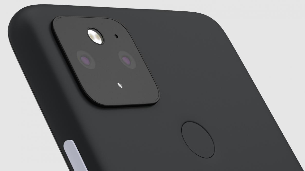 5G Mobile Phone Google Pixel 4a Just Black 3D