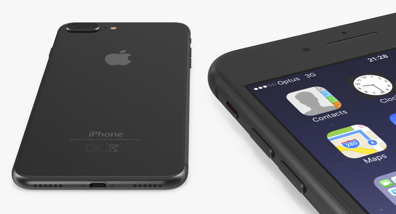 iPhone 8 Plus Black 3D model