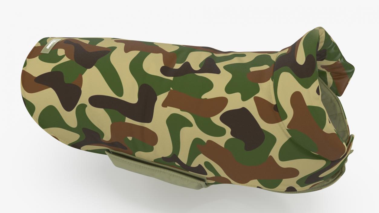 Dog Coat Camouflage 3D model