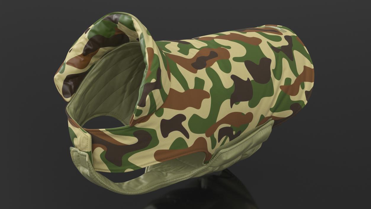 Dog Coat Camouflage 3D model