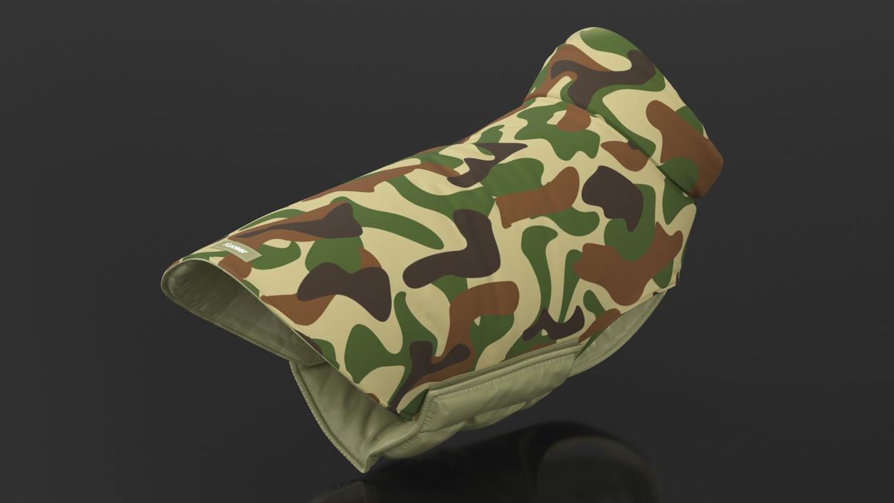 Dog Coat Camouflage 3D model