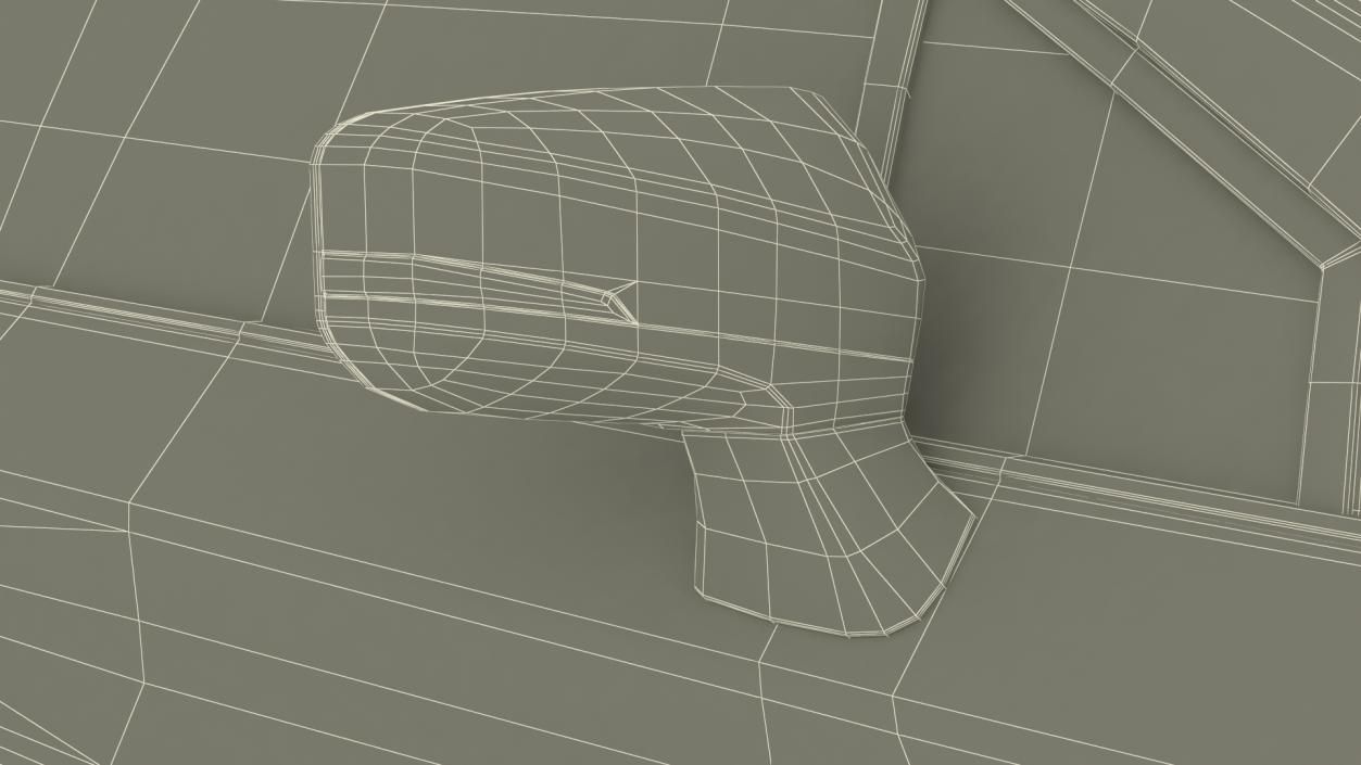 3D Compact Hybrid Crossover White Rigged for Maya