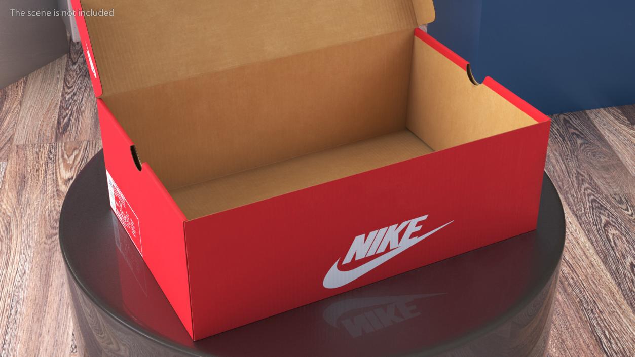 3D Nike Shoe Box Open model