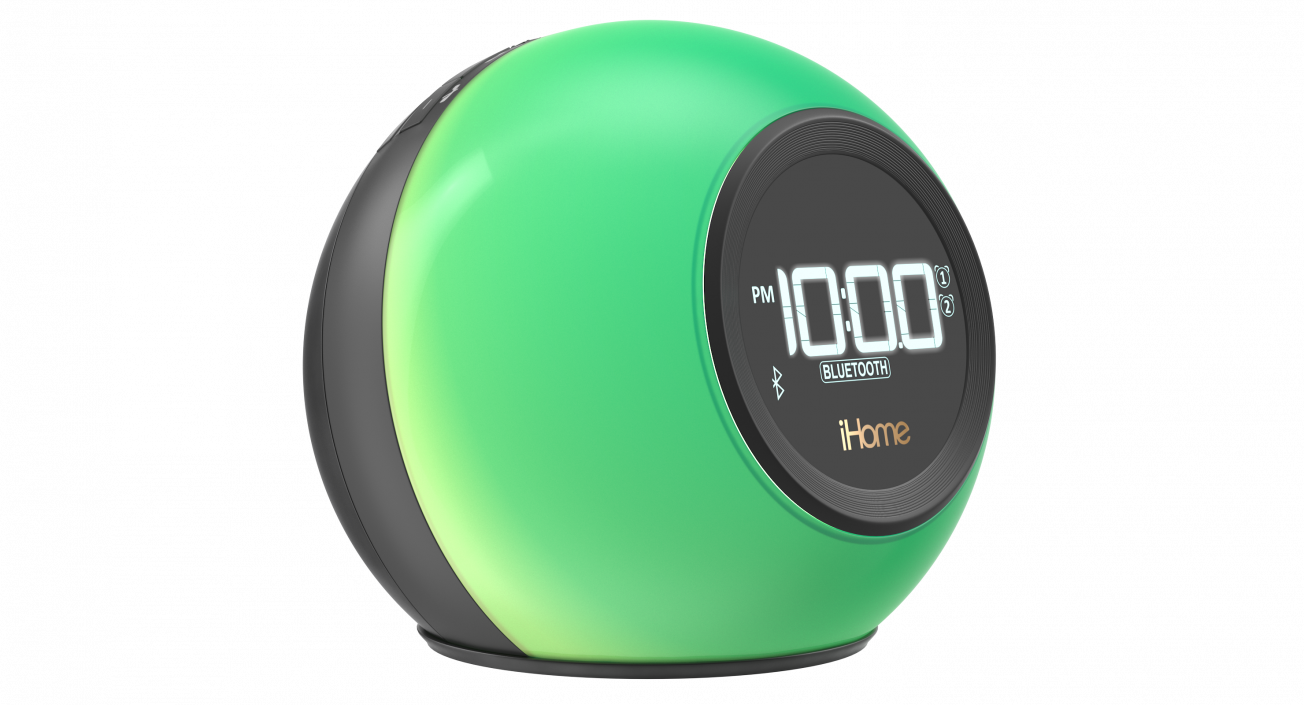 Wireless Bluetooth Phaze Clock Radio iHome iBT29 Green 3D model