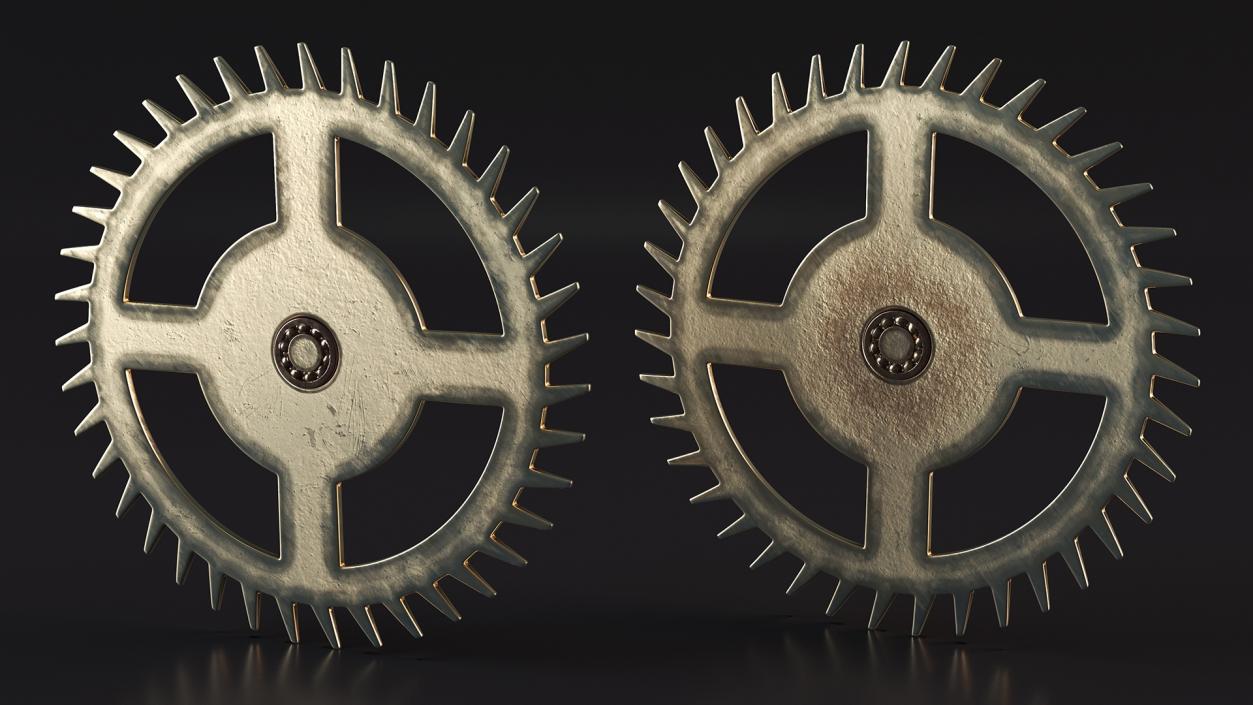 Clock Cog 3D model