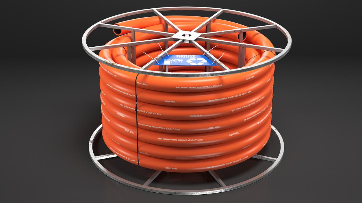 Conduit Reel Pipe 3D