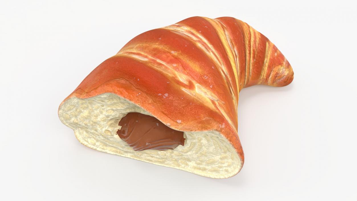 3D model Piece of Croissant 2