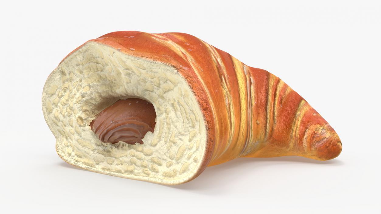 3D model Piece of Croissant 2