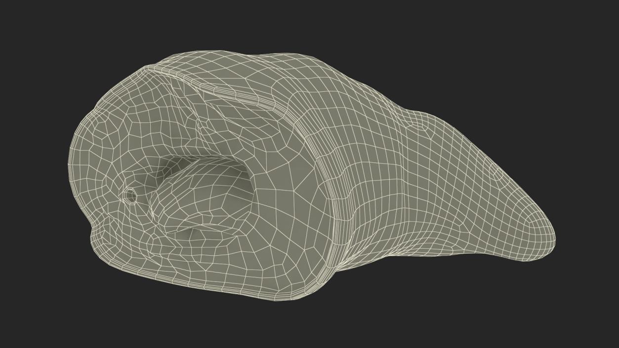 3D model Piece of Croissant 2