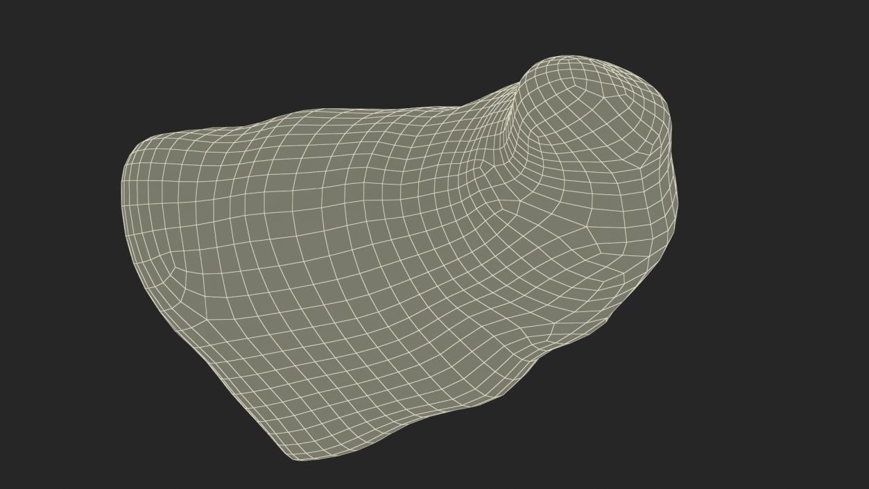 3D model Piece of Croissant 2