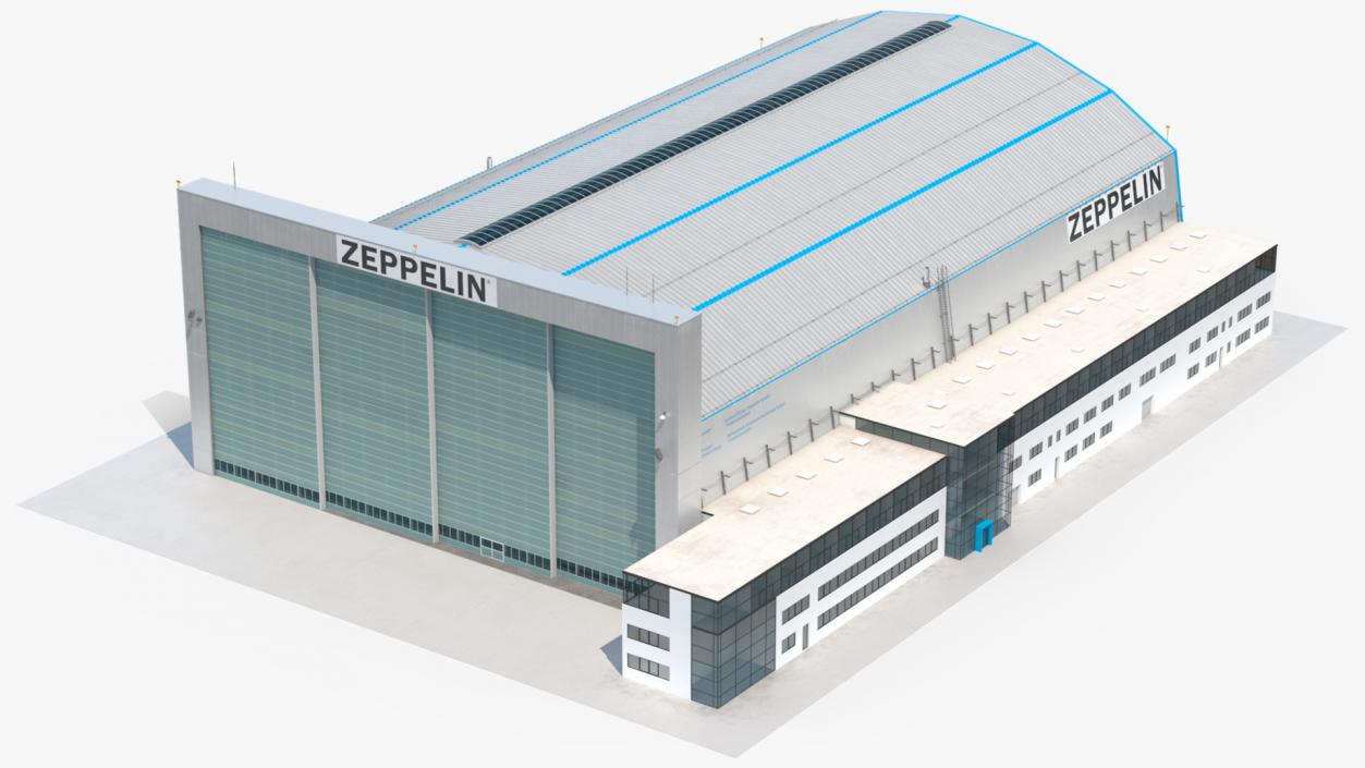 3D Friedrichshafen Zeppelin Hangar