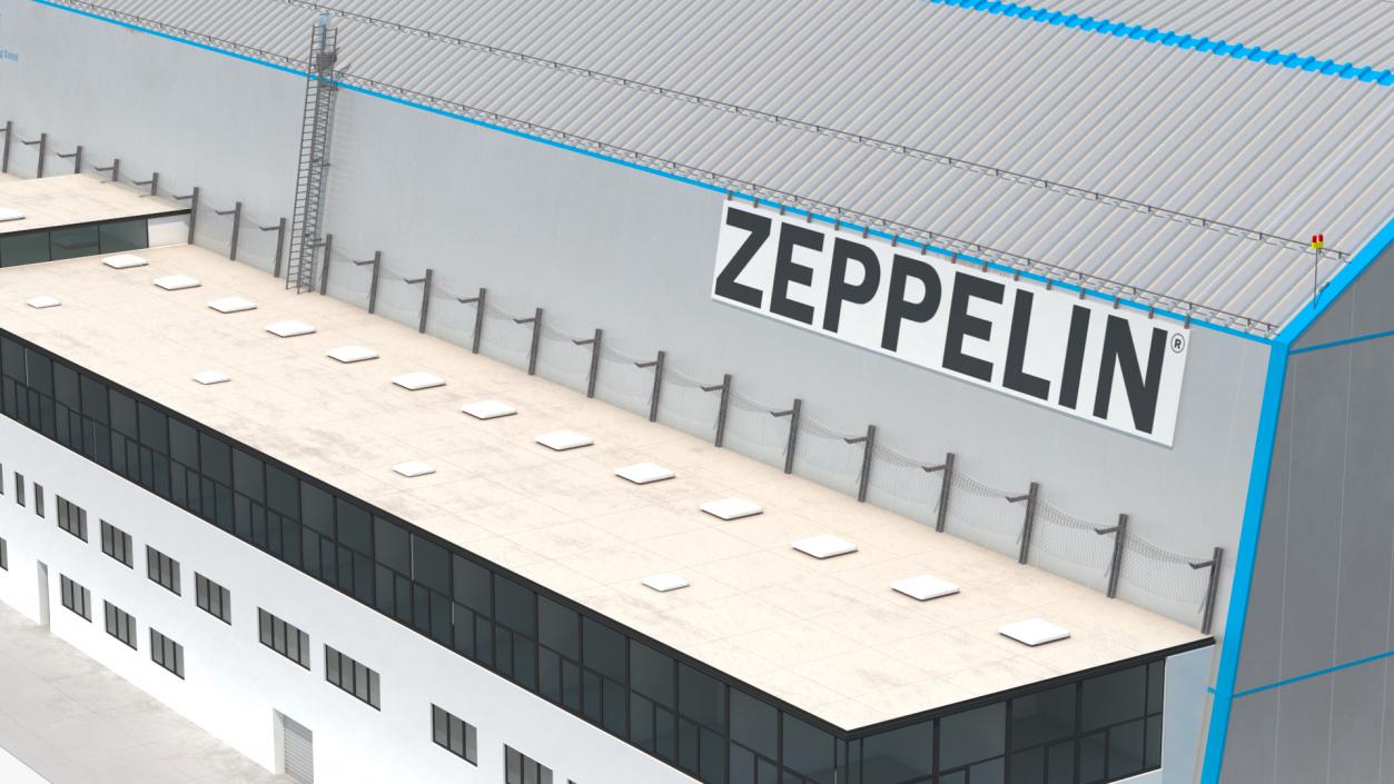 3D Friedrichshafen Zeppelin Hangar