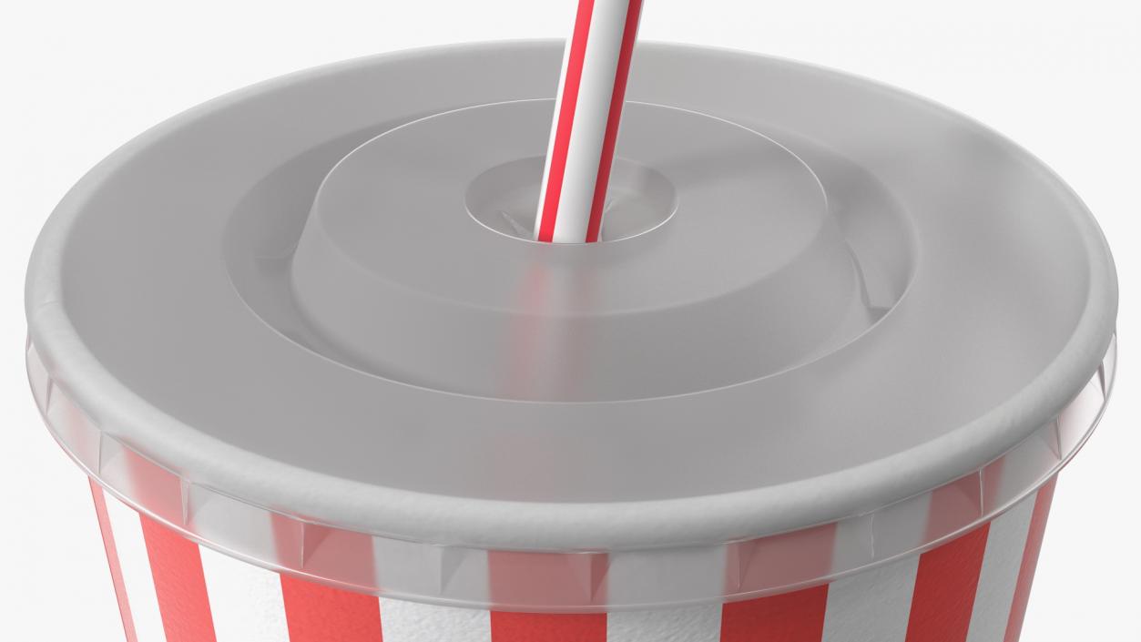 Striped Drink Cup 3D