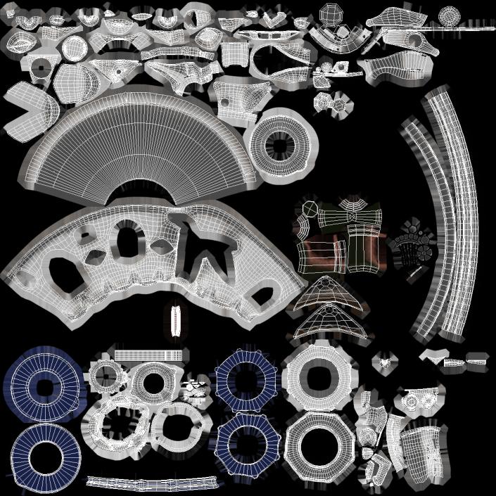 Aircraft Engine Pratt and Whitney Canada PT6 3D model