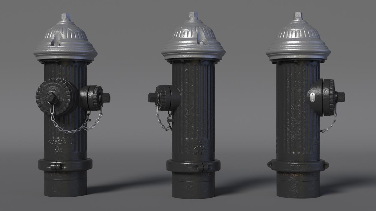 3D Urban Fire Hydrant model