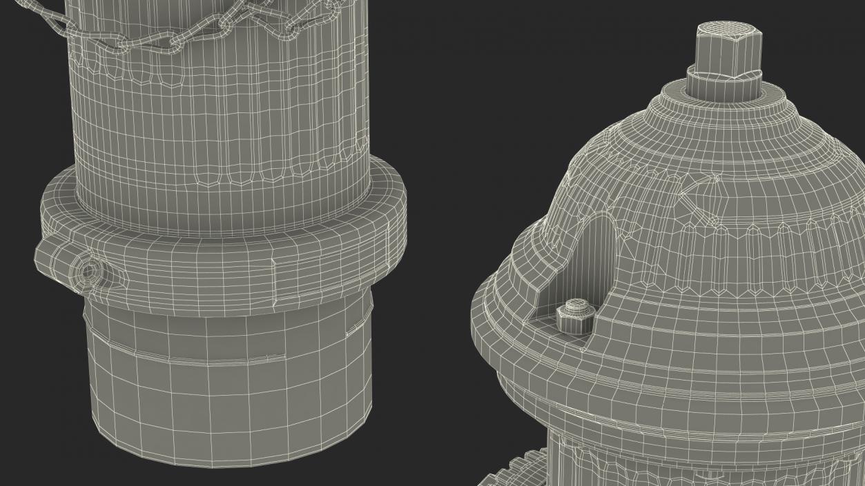 3D Urban Fire Hydrant model