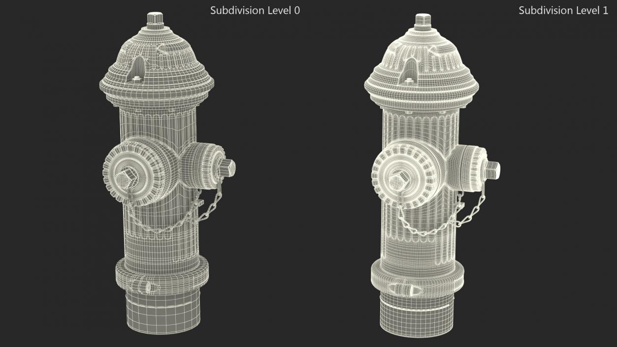 3D Urban Fire Hydrant model