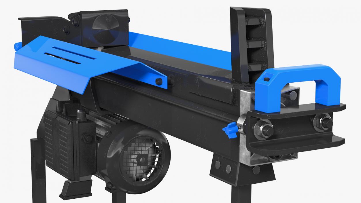 Electric Log Splitter with Stand 3D