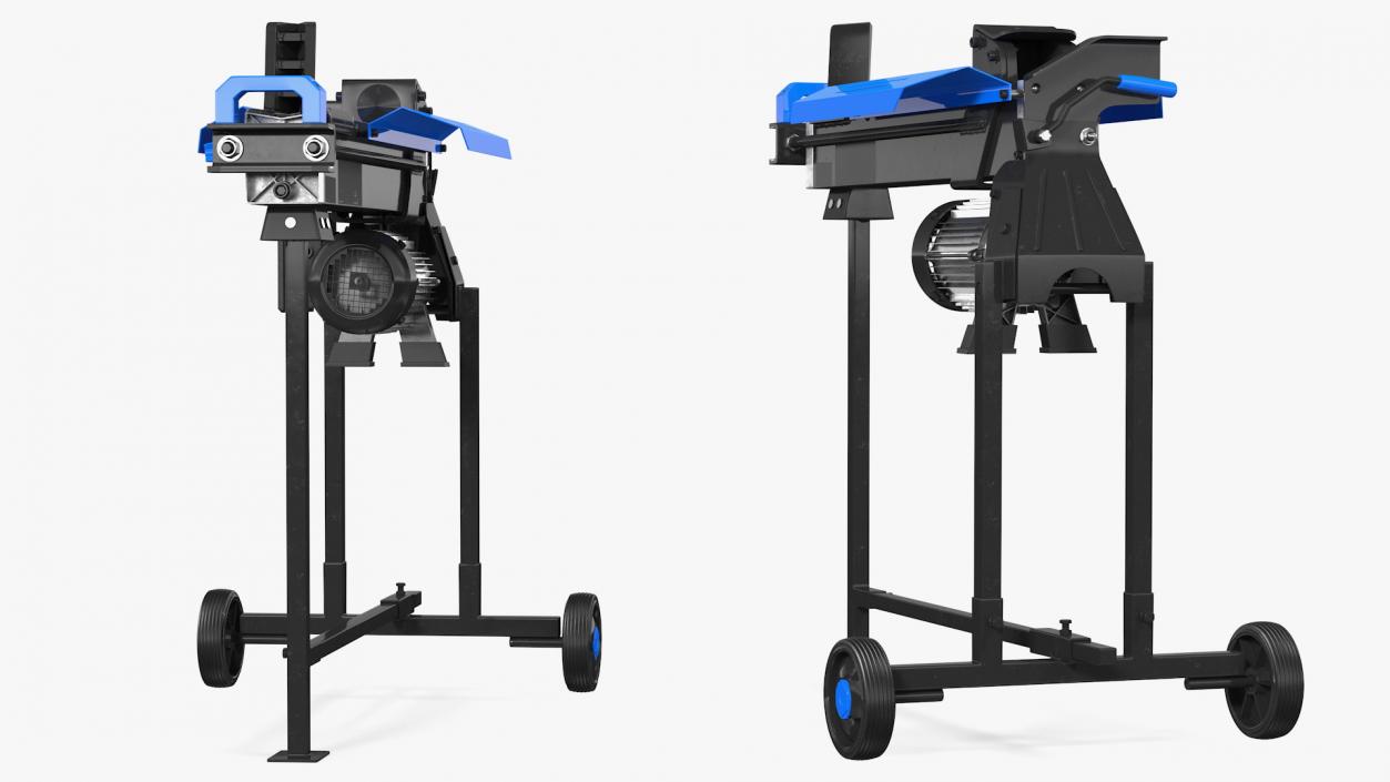 Electric Log Splitter with Stand 3D