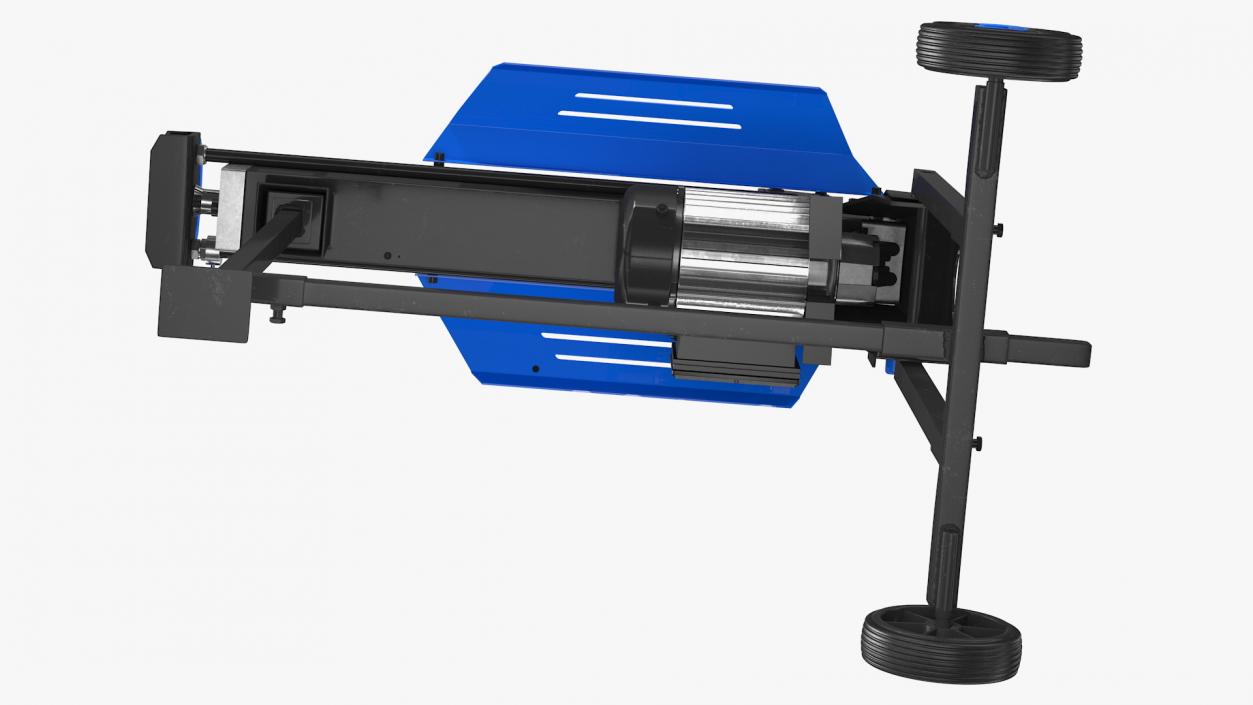 Electric Log Splitter with Stand 3D