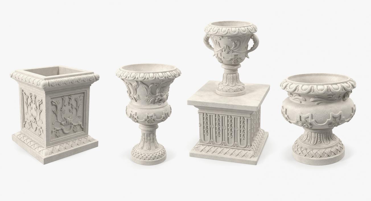 3D model Provence Planters Collection 2