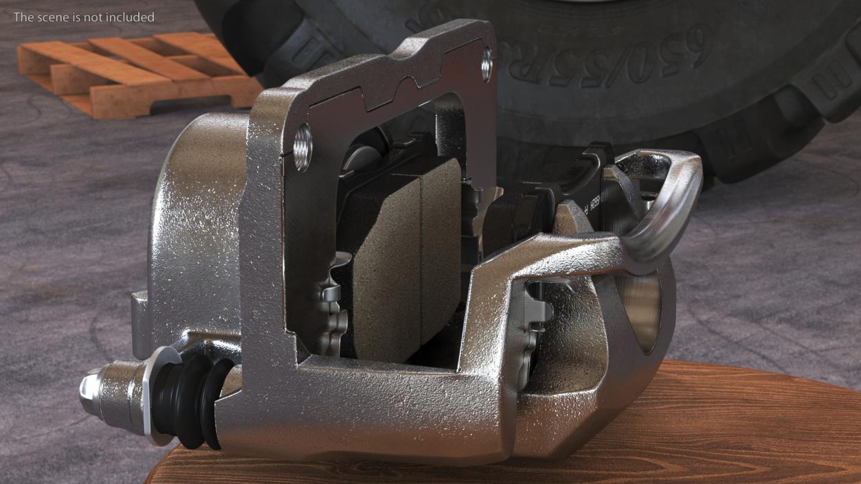 3D A-Premium Brake Caliper Pads model