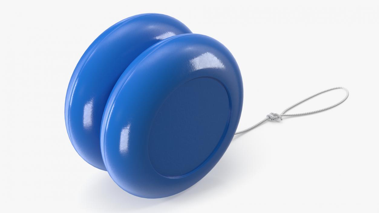 Yo-Yo Toy Blue 3D model