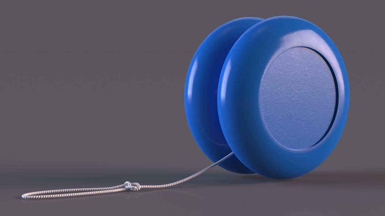 Yo-Yo Toy Blue 3D model