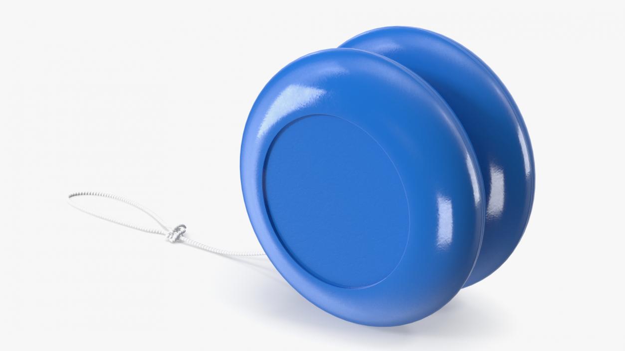 Yo-Yo Toy Blue 3D model