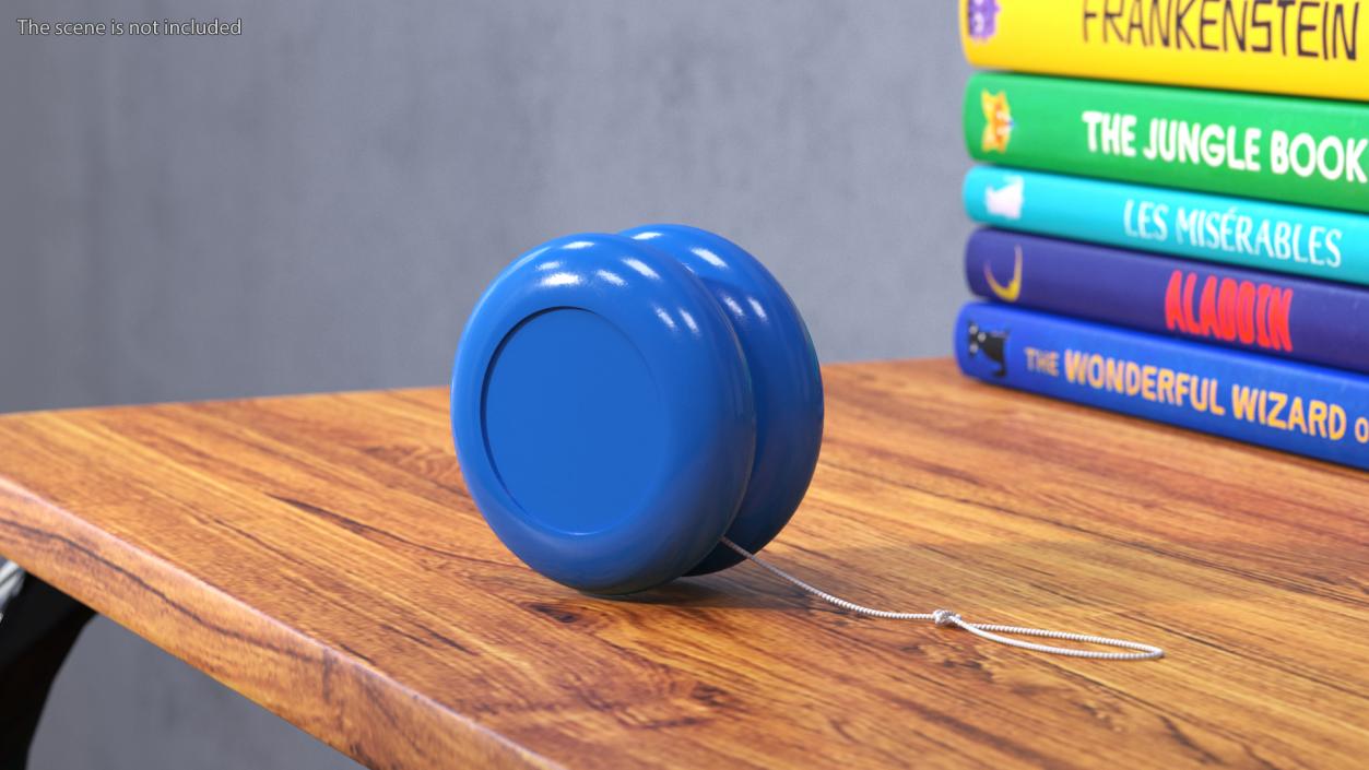 Yo-Yo Toy Blue 3D model